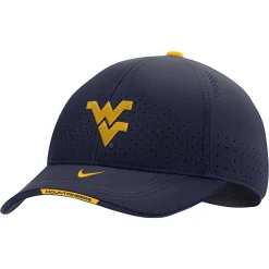 Youth Nike Navy West Virginia Mountaineers 2023 Sideline Legacy91 Adjustable Hat