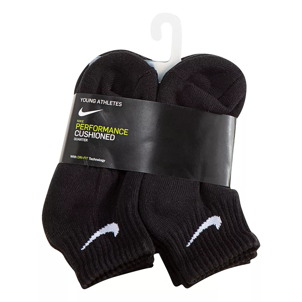 Boys Nike 6-pk. Performance Quarter Socks - Image 3