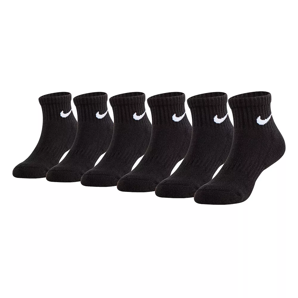 Boys Nike 6-pk. Performance Quarter Socks